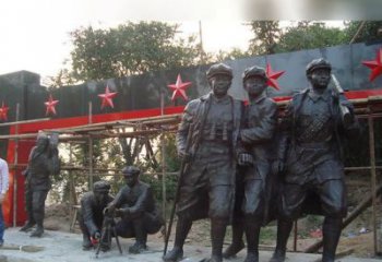 宜宾定制红军雕塑，标志着嘉年华的荣耀