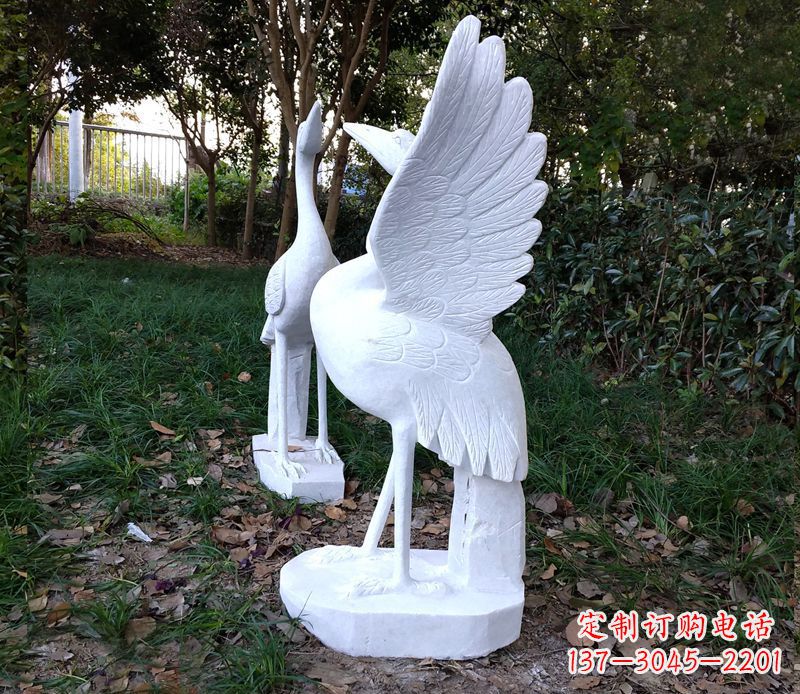 宜宾艺术级典雅的丹顶鹤雕塑