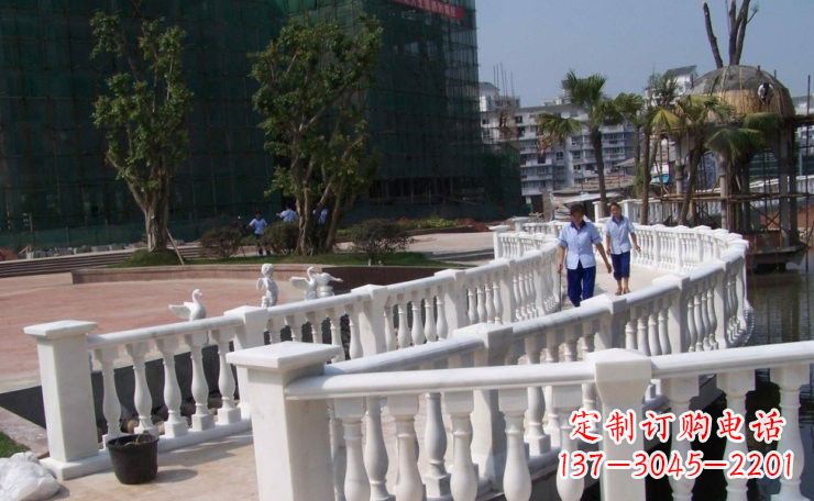 宜宾美轮美奂的汉白玉欧式栏杆雕塑