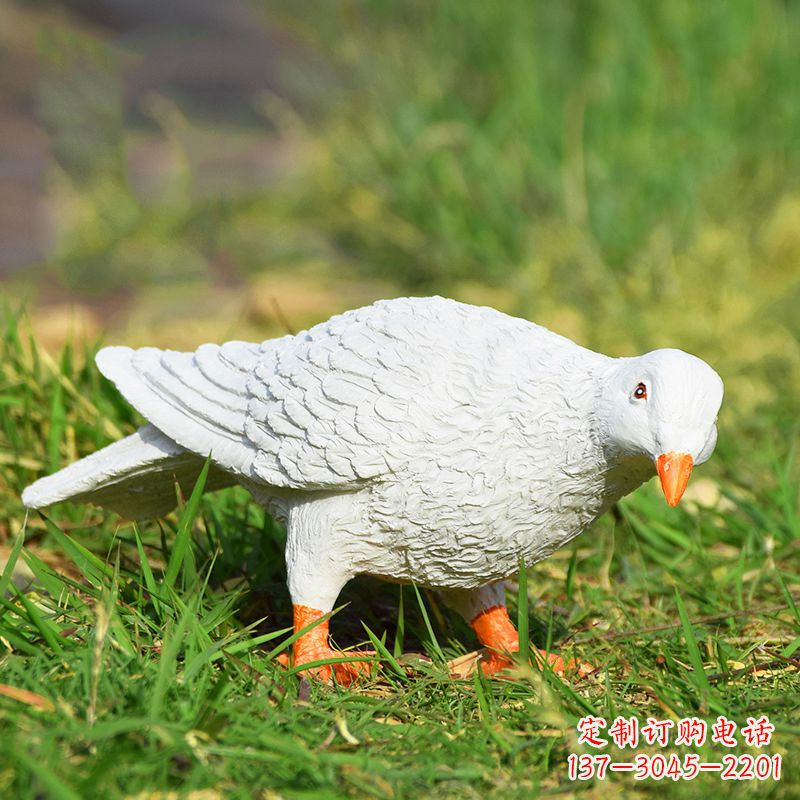 宜宾中领雕塑:传递和平与爱的和平鸽雕塑