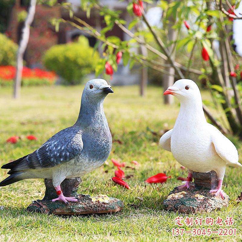 宜宾和平鸽橄榄枝的雕塑