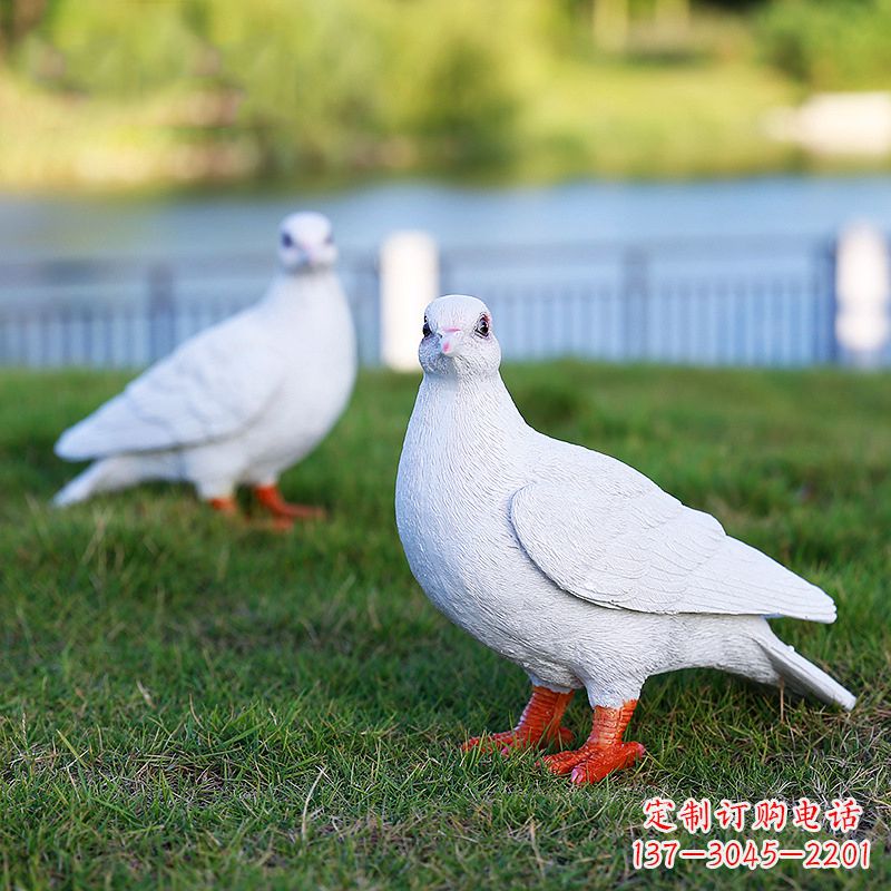 宜宾和平鸽与少女雕塑