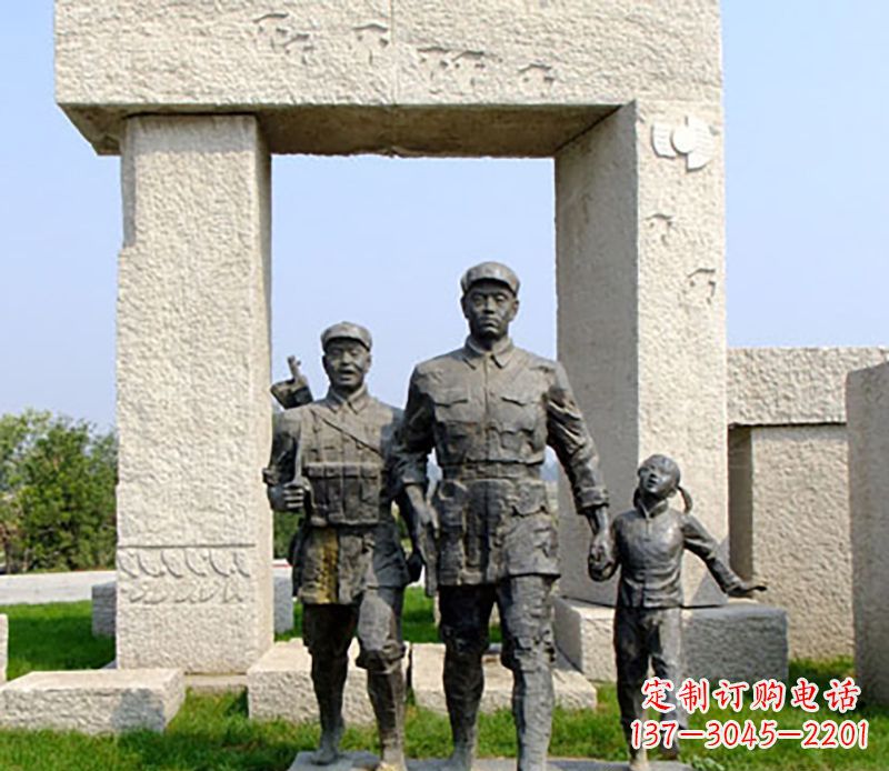 宜宾红军公园雕塑,精致而独特