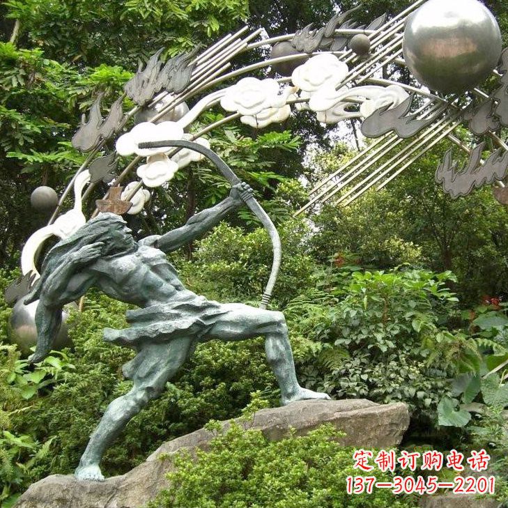宜宾后羿射日雕塑