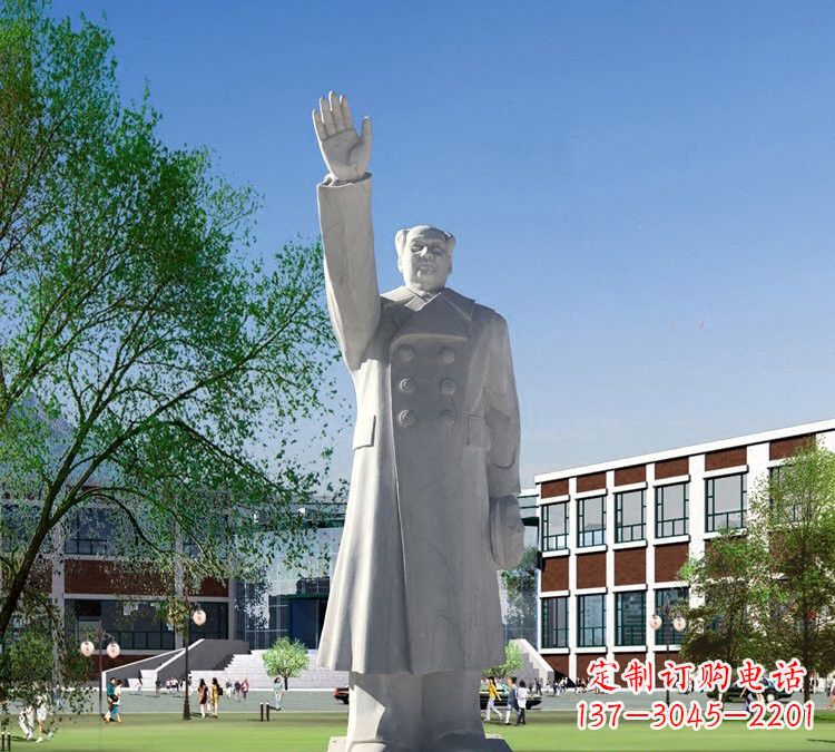 宜宾挥手的毛主席石雕