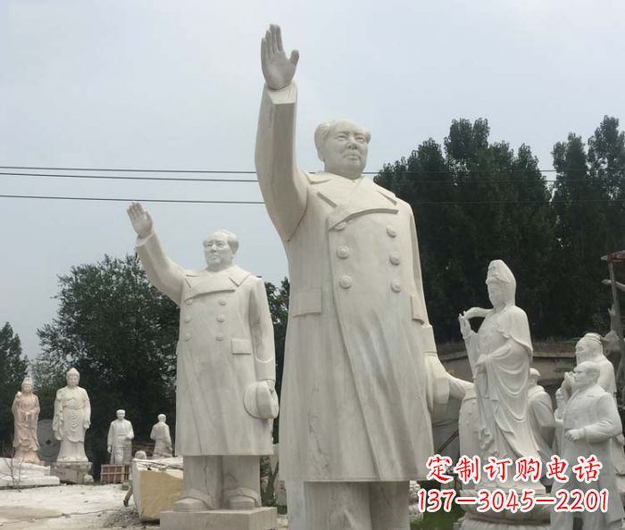 宜宾挥手的毛主席校园伟人石雕