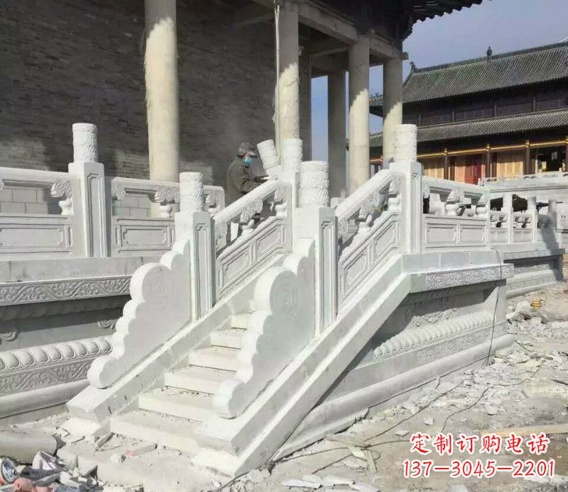 宜宾大理石栏板石雕,精美绝伦,让建筑锦上添花
