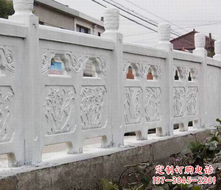 宜宾优雅大理石栏板雕塑