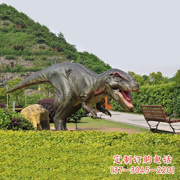 宜宾精美玻璃钢制霸王龙雕塑