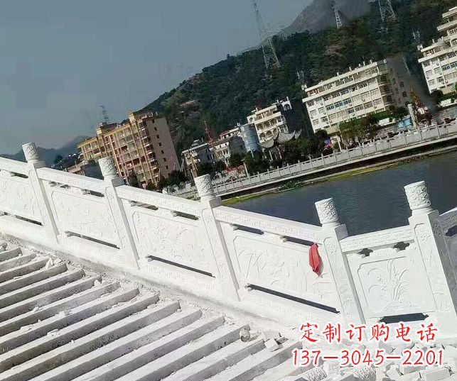 宜宾山东汉白玉栏板石雕