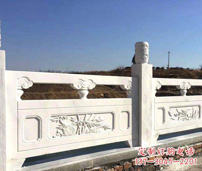 宜宾泰安中领雕塑汉白玉石浮雕栏板