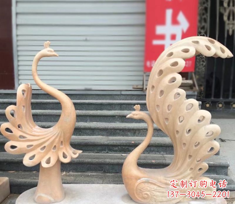 宜宾中领雕塑专业提供独特精致的孔雀石雕塑,以…