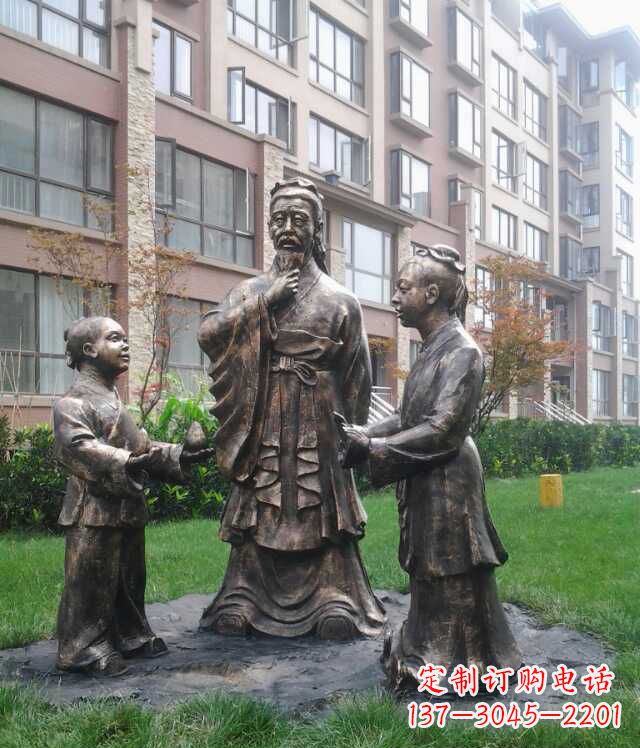 宜宾中领雕塑:让梨中古代人物雕塑定制服务