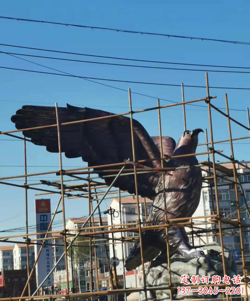 宜宾高雅精致精美老鹰铜雕
