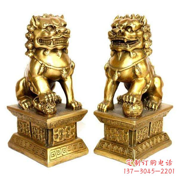 宜宾鎏金故宫狮子,精美而堂皇的雕塑