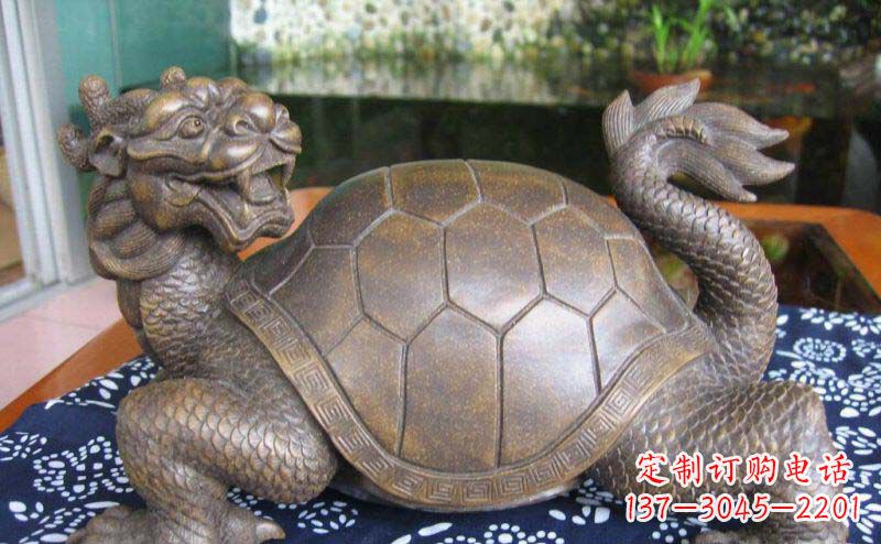 宜宾龙龟古代神兽铜雕