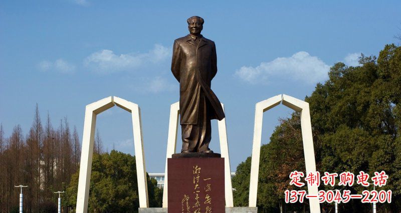 宜宾纪念性毛主席铜雕,您的精致礼物