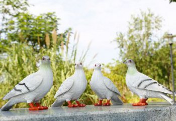 宜宾中领雕塑-象征和平的标志之鸽