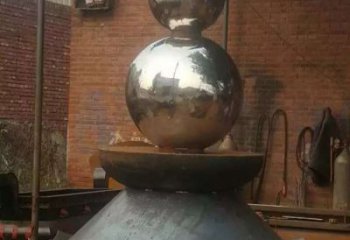 宜宾中领雕塑手工定制葫芦不锈钢雕塑