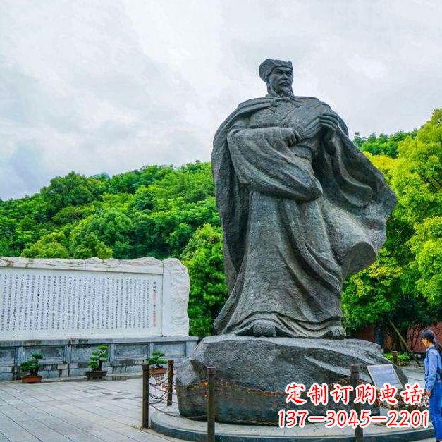 宜宾汇聚历史荣光——中领雕塑诸葛亮雕塑