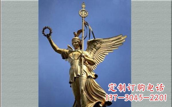 宜宾优雅的胜利女神铜雕