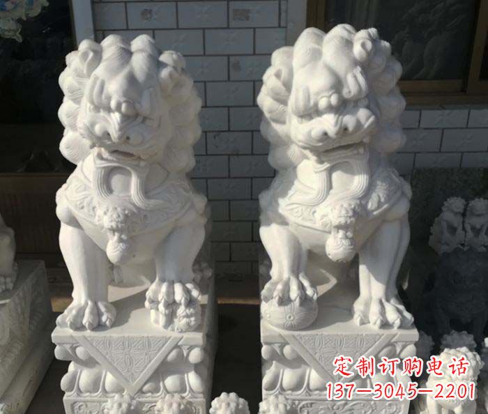 宜宾狮子门口石雕,工艺精湛品质卓越