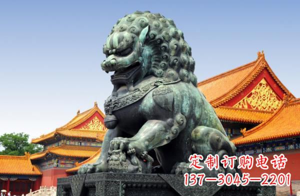 宜宾贵族气派,古典青铜狮子雕塑