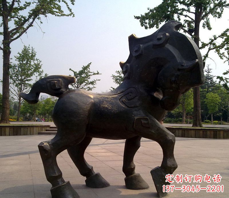 宜宾中领雕塑的十二生肖铜雕塑是一款独具特色的…