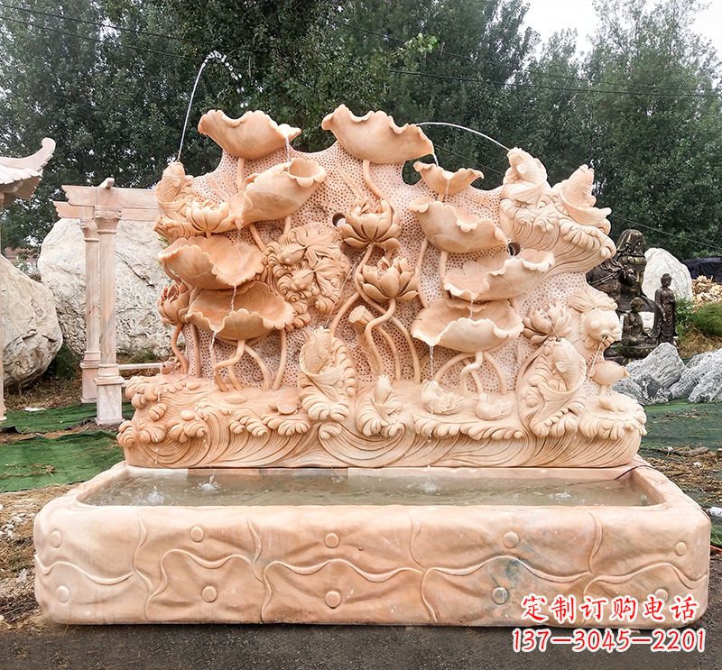 宜宾汇聚自然艺术的石材喷泉雕塑