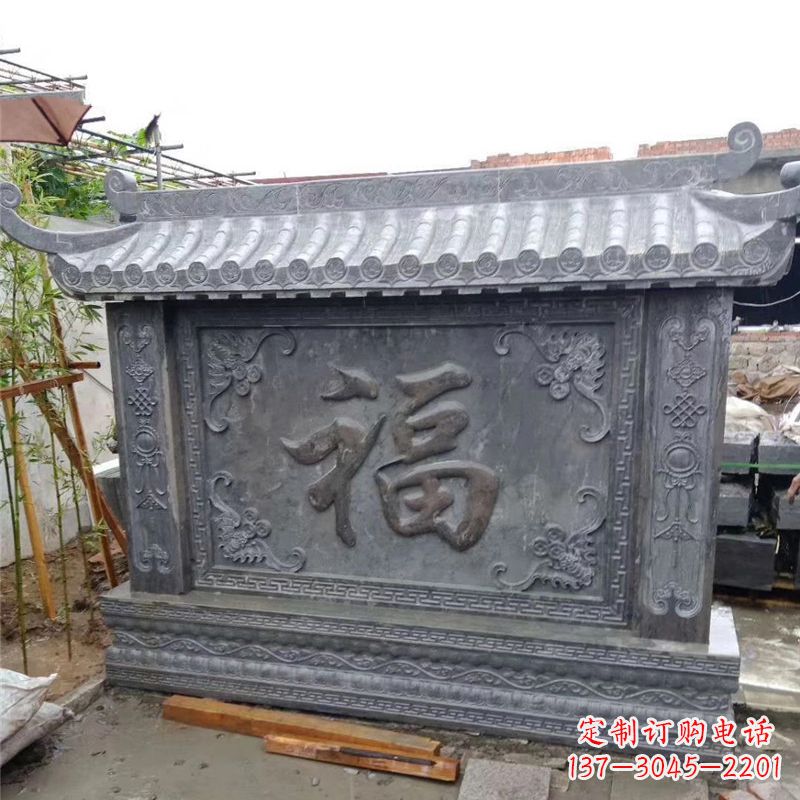 宜宾中领雕塑：福字雕塑，点缀婚房庭院