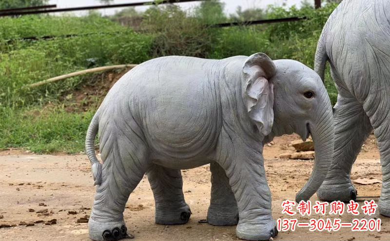 宜宾青石大象雕塑,典雅而又时尚