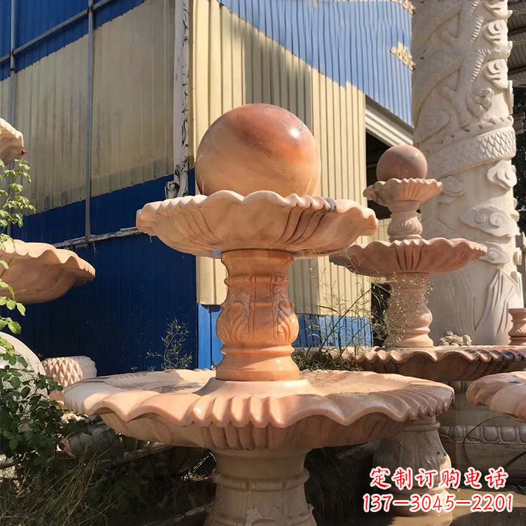 宜宾石雕五福临门风水球