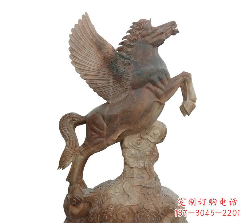 宜宾石雕祥云飞马