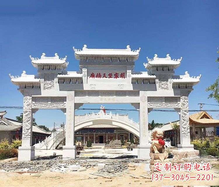 宜宾石牌坊的雕刻