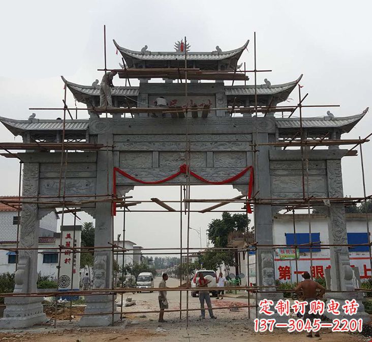 宜宾石牌坊雕塑