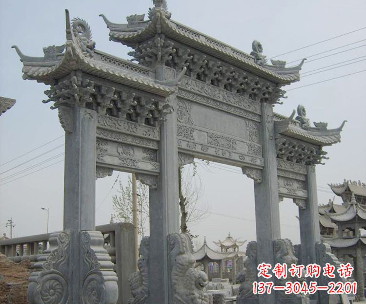 宜宾石牌坊与石牌楼