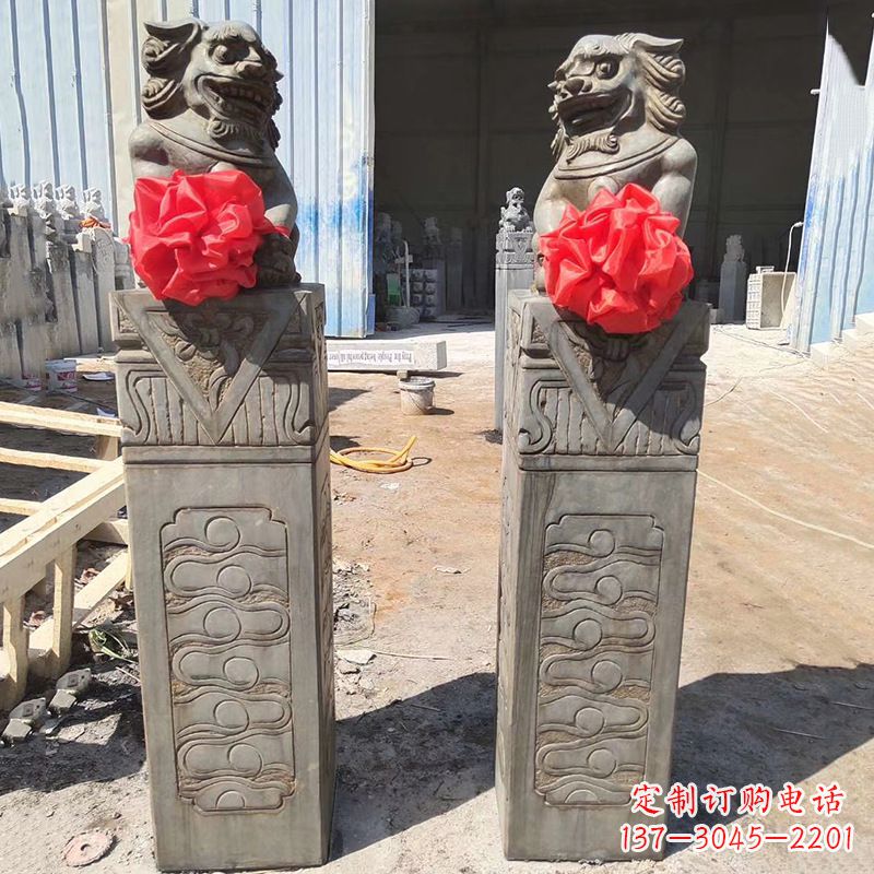 宜宾石狮子栓马桩