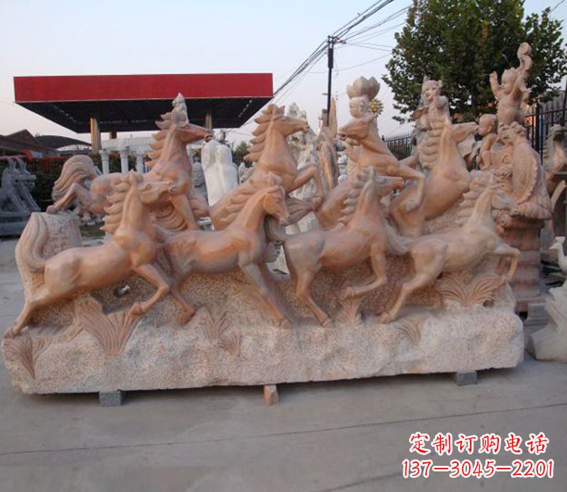 宜宾石头奔马雕塑