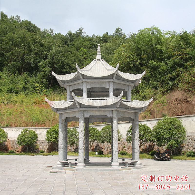 宜宾双层庭院石凉亭