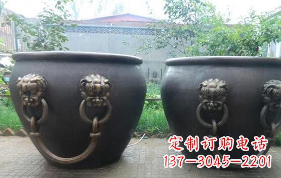 宜宾水缸寺庙景观铜雕