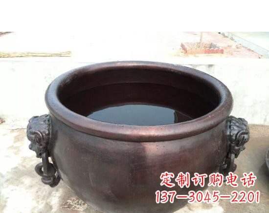 宜宾水缸寺庙铜雕
