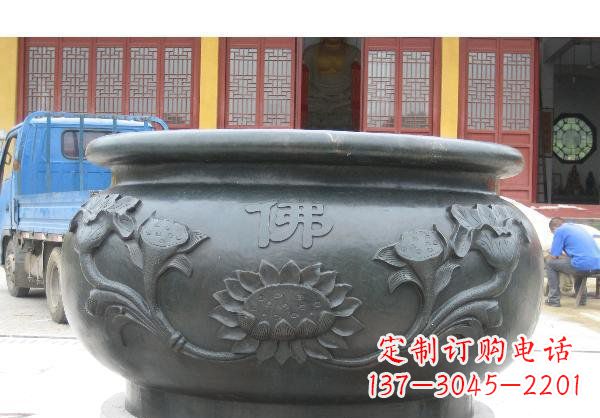 宜宾水缸寺庙铜雕 (2)