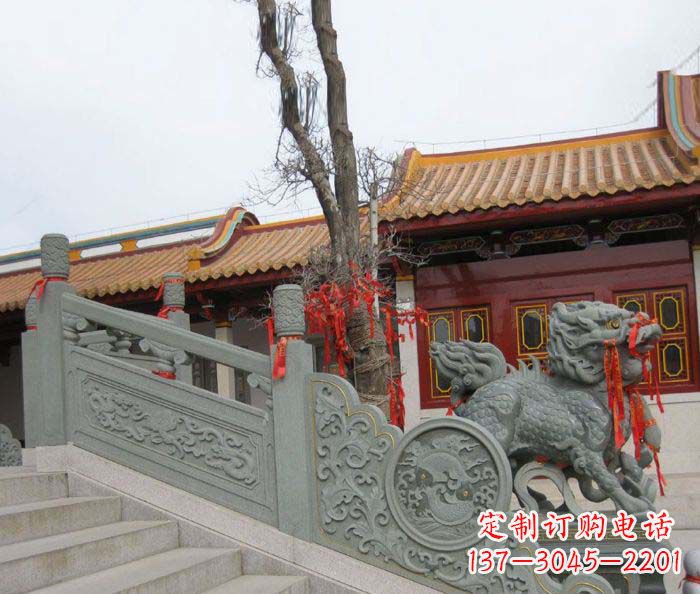 宜宾寺庙景观仿古石栏板