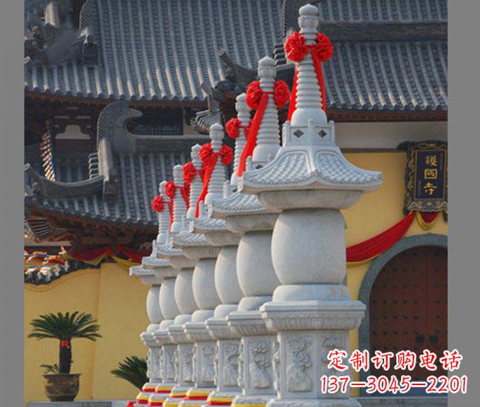 宜宾寺庙景观舍利塔石雕