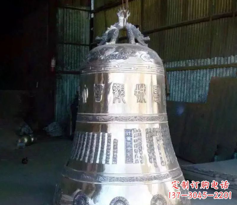 宜宾寺庙铸铁铜钟雕塑