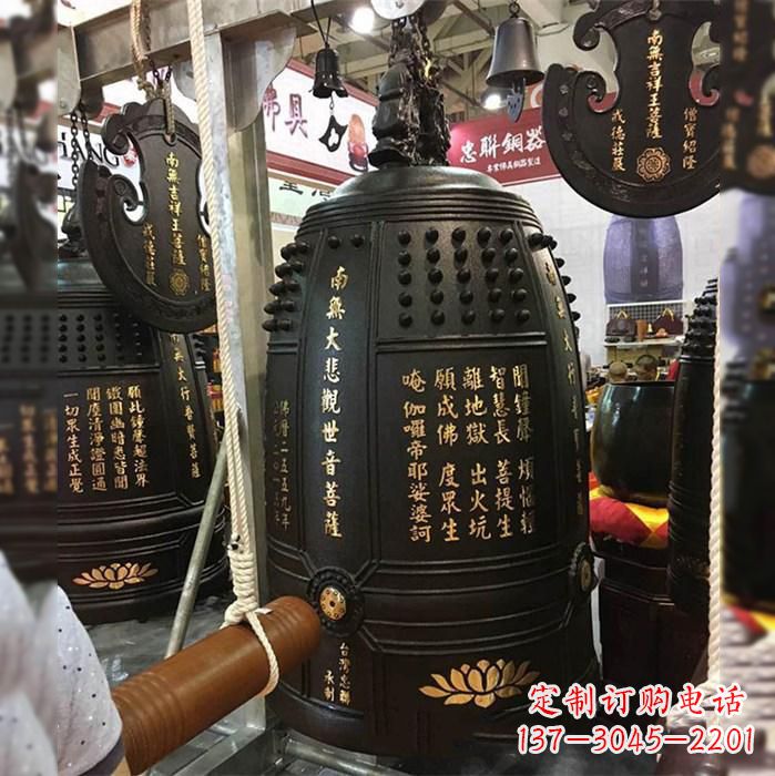 宜宾寺院挂钟铜雕塑