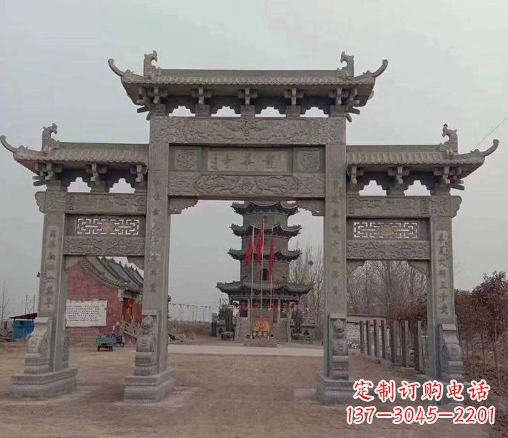 宜宾寺院石牌坊
