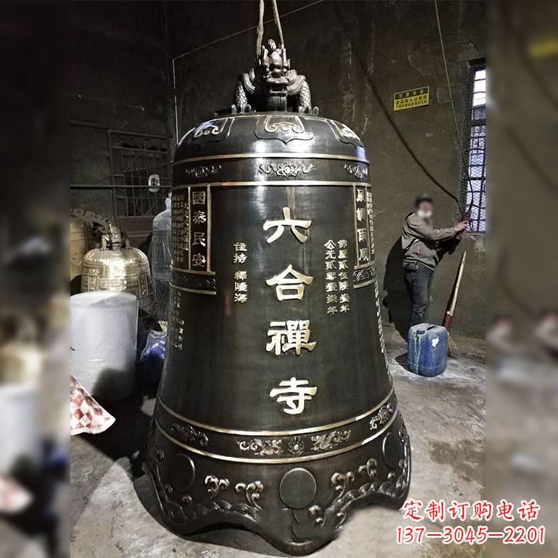 宜宾寺院铸铜铜钟