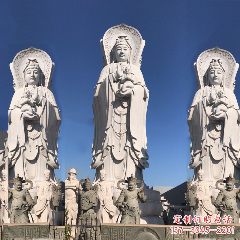 宜宾送子观音大型石雕塑