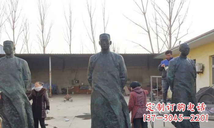 宜宾陶行知人物铜雕 (3)